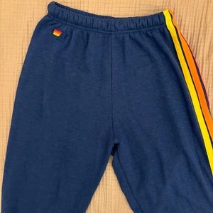Aviator Nation 5 stripe sweatpants